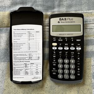 Texas Instruments BA II Plus Business Analyst Calculator